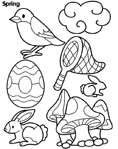 spring animal coloring pages coloring home