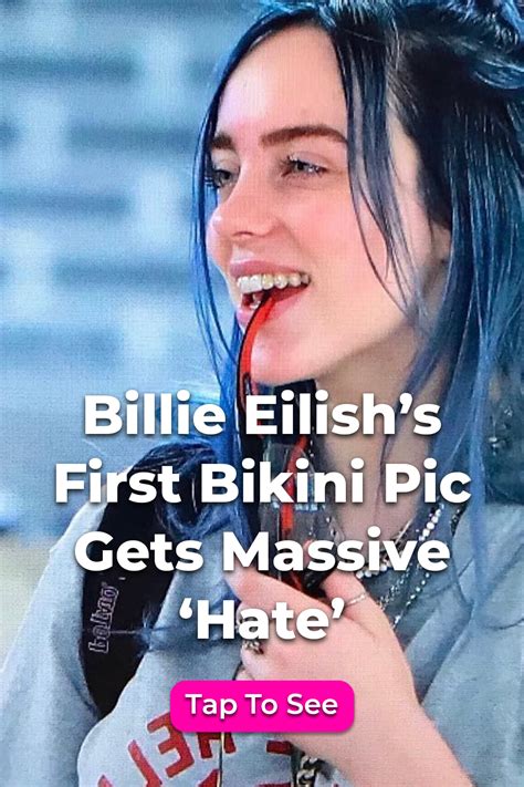 billie eilish responds  trolls hating    bikini photo   win