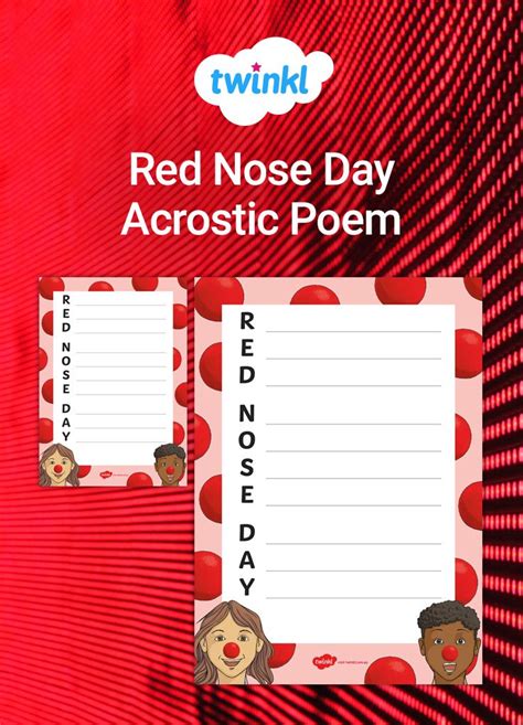 children   knowledge  rhyming words  red nose day