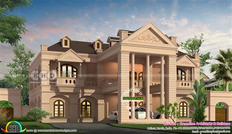 bedroom luxurious colonial house plan kerala home design  floor plans  dream houses