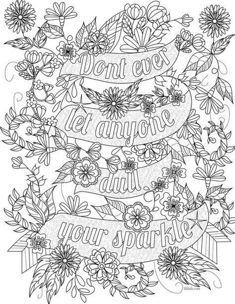 quote coloring pages ideas  pinterest