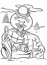 Rudolph Coloring Reindeer Nosed Pages Red Snowman Christmas Sam Book Movie Misfit Toys Printable Colouring Books Sheets Kids Bumble Color sketch template