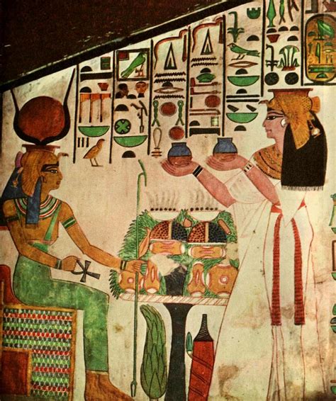 Ancient Egyptian Wall Paintings 1956 Tomb Of Queen