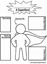Superheroes Inclusion Isw Compilation Breaker Halloweens sketch template