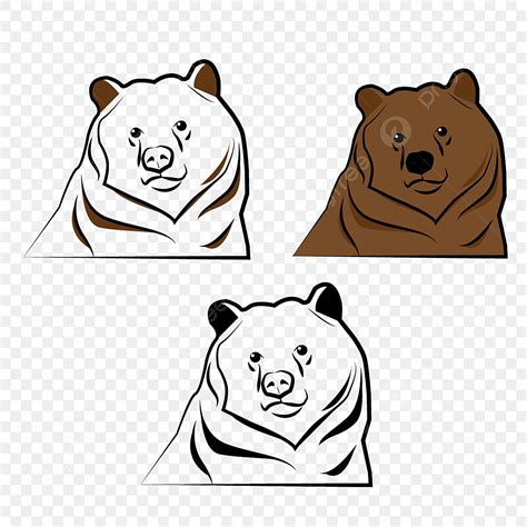 brown bear vector png images brown bear icon grizzly bear icon png