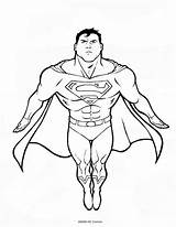 Superman Coloring Print Pages Library Clipart sketch template