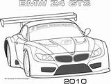 Coloring Bmw Pages M4 Template Gt3 sketch template