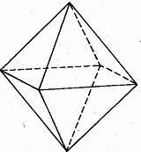 Ottaedro Solide Solidi Regolare Facce Triangoli sketch template