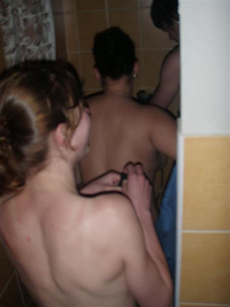 amateur college shower threesome high quality porn pic amateur teen