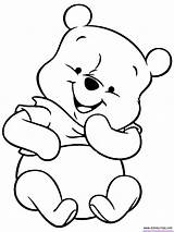 Pooh Coloring Pages Baby Bear Winnie Choose Board sketch template