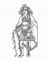 Native Coloring American Chief Indian Awesome Warrior Drawing Poster Cartoon Cherokee Symbols Indians Getdrawings Printable Clothing Boy Clipart Kidsplaycolor Getcolorings sketch template