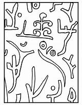 Klee Obras Maternelle Dibujos Gestalten Bildung Kandinsky Dentistmitcham Malvorlagen Visuels Idt Ancenscp Gemerkt sketch template