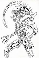 Xenomorph Pages Drawing Coloring Alien Deviantart Predator Comission Drawings Vs Aliens Draw Template Sketch Movie Stuff Scary Adult Queen Printable sketch template