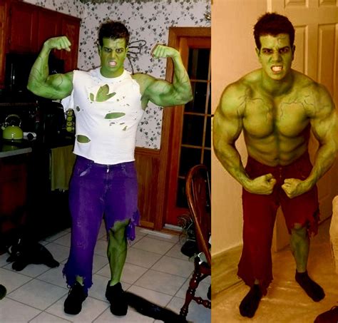 making  incredible hulk costume  frugal halloween