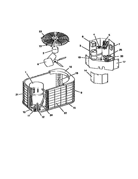 york air conditioner parts diagram wiring