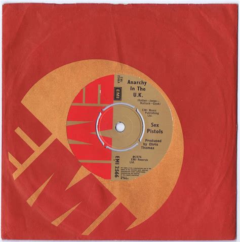 anarchy in the uk 7″ 1976 sex pistols the official website