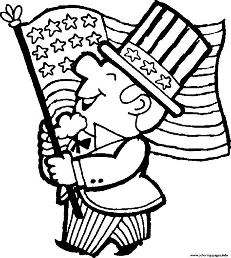 american flag kidsdbc coloring page printable
