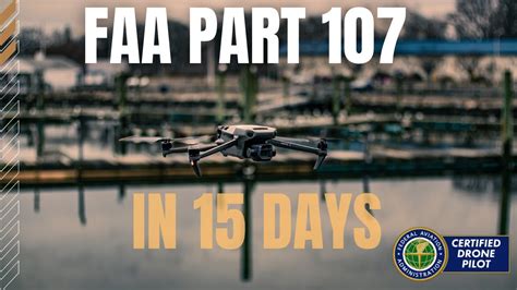 faa part  drone license   days youtube