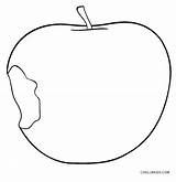 Apfel Ausdrucken sketch template