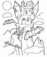 Castelo Edificios Dibujos sketch template