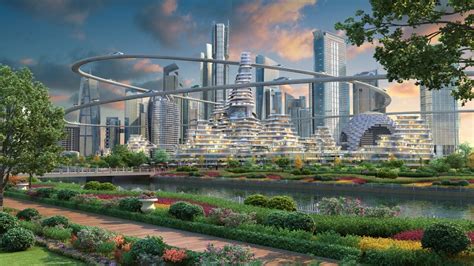 future city   animated cgtrader