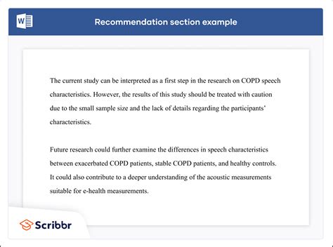 write recommendations  research examples tips