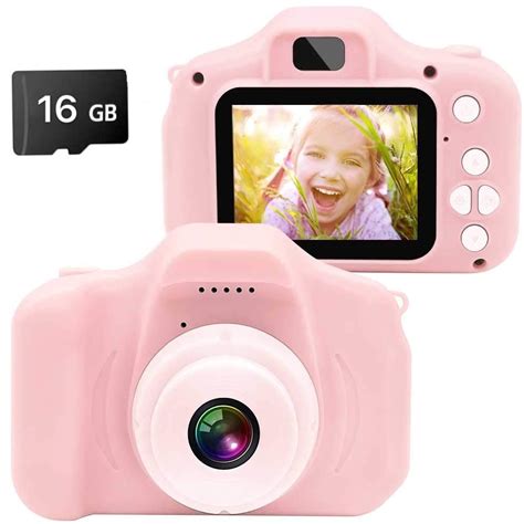 kids digital camera  girls age   toddler cameras mini cartoon rechargeable video camera