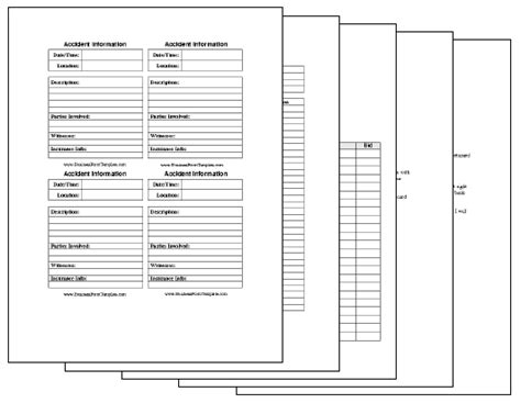 business form templates collection template business printables