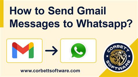 send gmail messages  whatsapp step  step