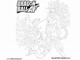 Coloring Pages Dragon Ball Ssj5 Gohan Super Kids Printable sketch template