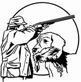 Hunting Dog Line Man Decals Drawing Vinyl Pages Beevault Tableau Customize Sticker Coloring Getdrawings Signspecialist Sketch Template sketch template