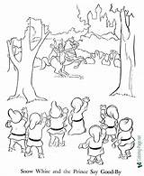 Snow Coloring Pages Story Prince sketch template