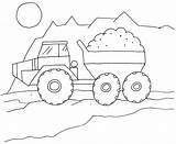 Coloring Truck Dump Pages Kids Printable Grassland Monster Animals Blippi Garbage Street Trucks Colouring Sweeper Boys Excavator Print Getdrawings Carscoloring sketch template