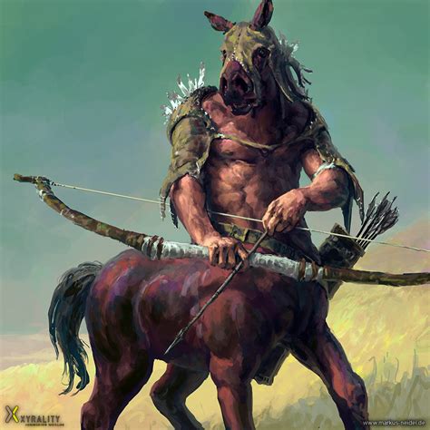 artstation centaur archer