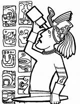 Mayan Civilization Mayas Inca Getcolorings Represented Metaphor Telescope Observing Mesoamerican Aztec Priests Rituals Depicting Artifacts Totem Kidsuki Chichen Itza Oncoloring sketch template