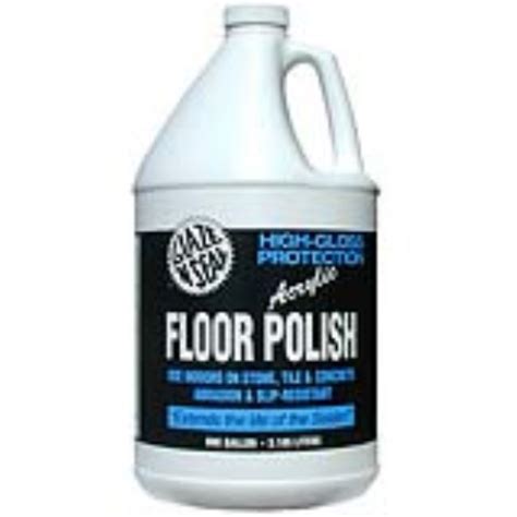glaze  seal acrylic floor polish high gloss proline