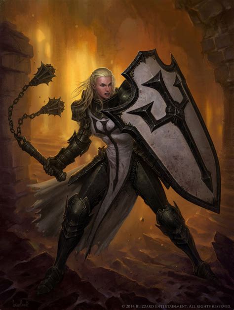 female crusader by glenn rane character art rpg character fantasy