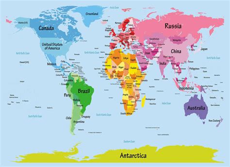 large world map  kids states  america map