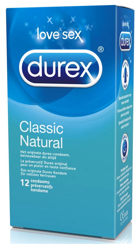 durex classic condoms 12 préservatifs