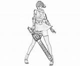 Chainsaw Coloring Juliet Starling Pages Lollypop Armored Cheerleader Printable Fujiwara Yumiko Draw Getdrawings Getcolorings Color Cha sketch template