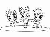 Pony Coloring Little Printables Pages sketch template