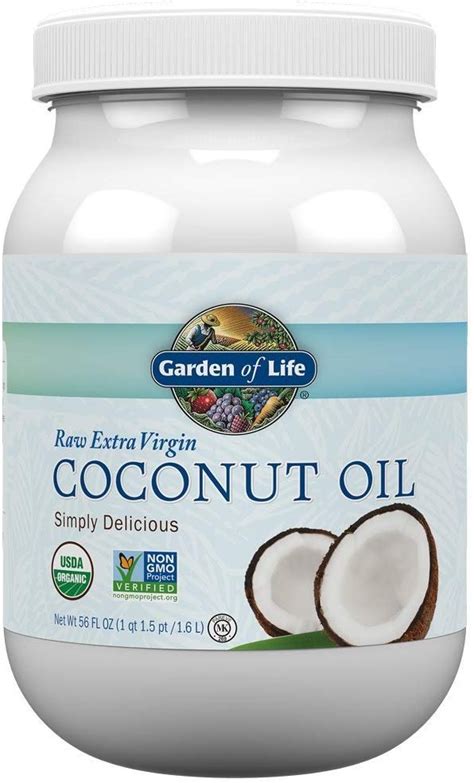 Garden Of Life Organic Extra Virgin Coconut Oil Unrefined Cold