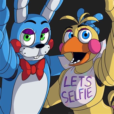 Toy Chica And Toy Bonnie Stole My Phone Fnaf Fnaf Art