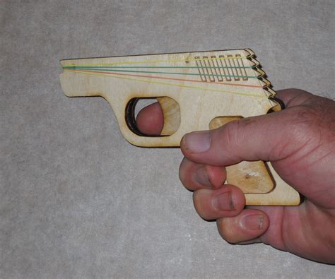 semi automatic rubber band gun  steps  pictures instructables