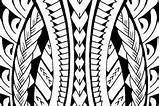 Samoan Tribal Tattoo Polynesian Patterns Designs Tattoos Drawings Calf Leg Maori Lower Draw Easy Stencil Kids Samoa Elei Drawing Warrior sketch template