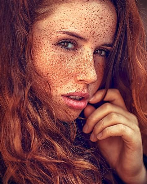 sajmon white 😍 redhair redhead freckles ginger photo