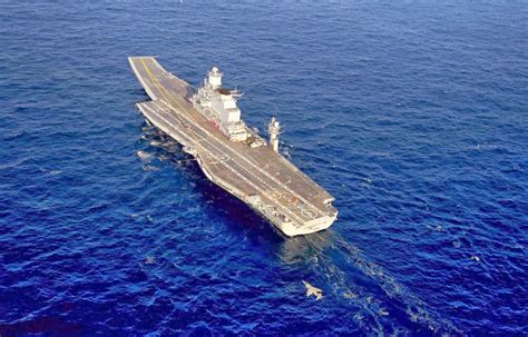 ins vikramaditya aircraft carrier finally arrives home bharat military review
