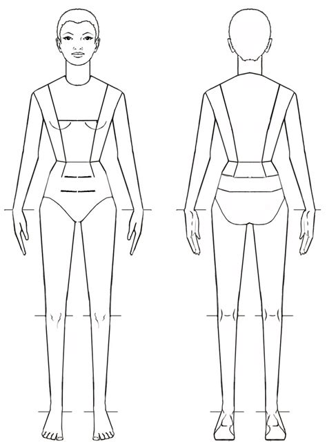 printable mannequin template