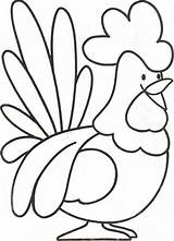 Coloring Farm Pages Animal Animals Preschool Colouring Rooster Preschoolers Kids Easy Printable Cliparts Print Hen Drawing Clipart Drawings Chicken Clip sketch template
