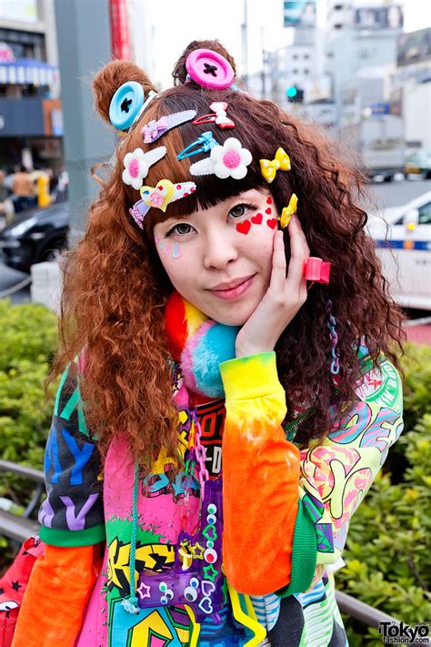 Harajuku Rainbow Decora Color Explosion Girls